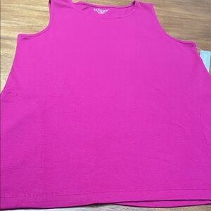 Nwt Chicos Botanic Berry Sleeveless (Tank) Top Tunic with Pockets! Sz 2 or Large